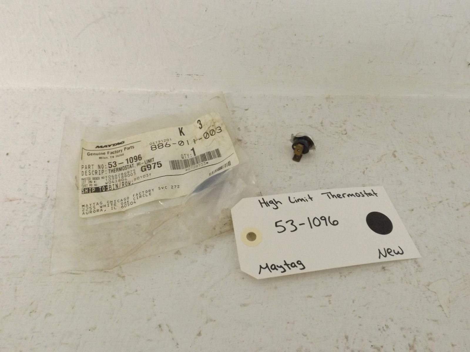 Maytag Washer 53-1096 High Limit Thermostat New Maytag Washer 53-1096 High Limit Thermostat New